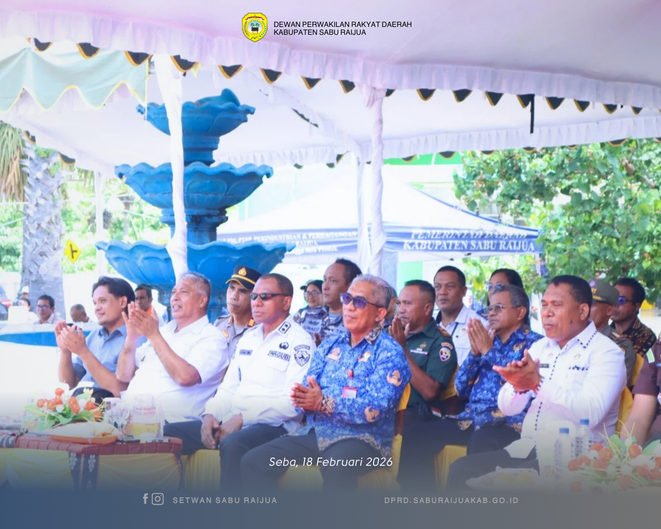 Kegiatan Launching NTT Mart di Pasar Nataga Kabupaten Sabu Raijua tanggal 18 Februari 2026