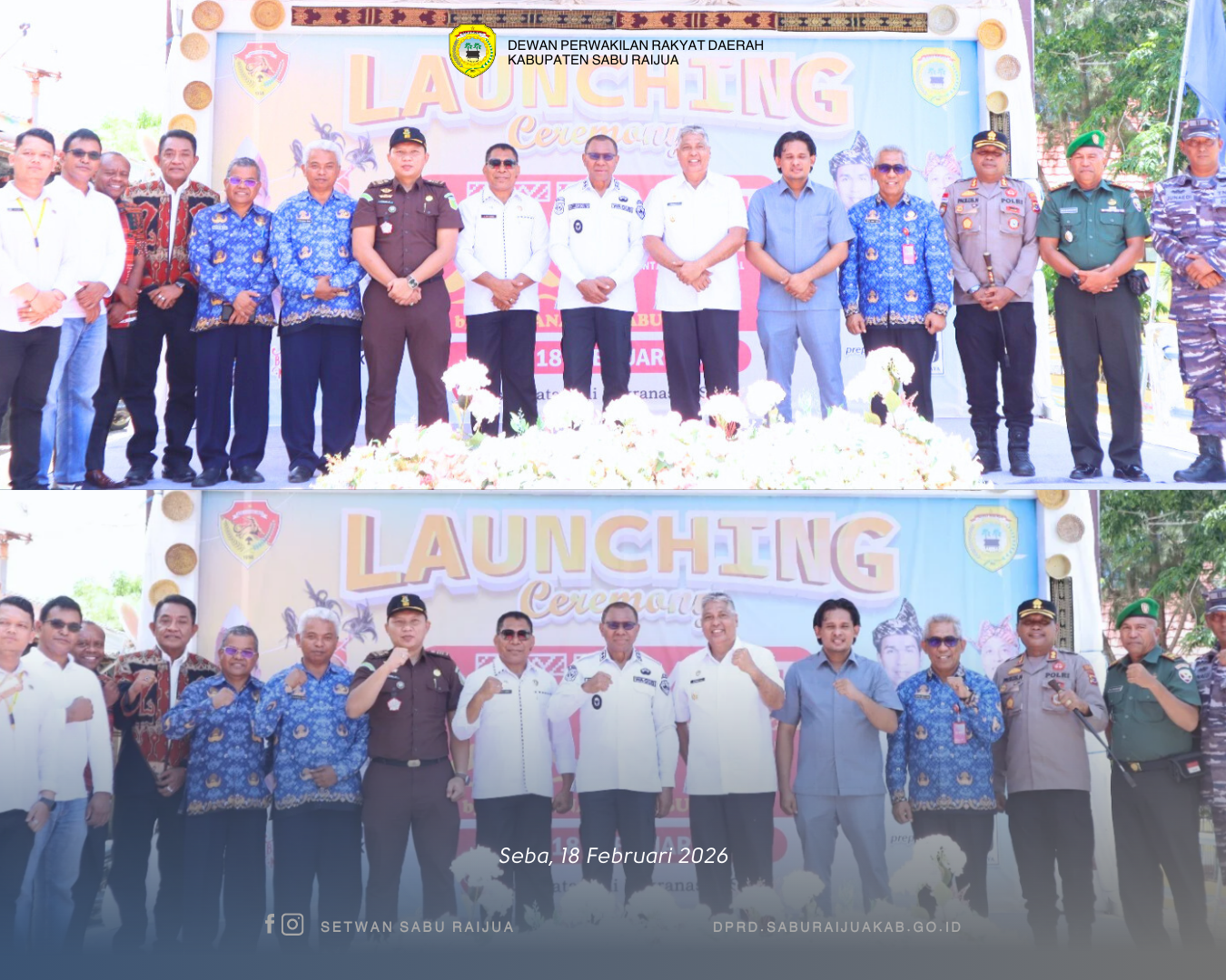 Kegiatan Launching NTT Mart di Pasar Nataga Kabupaten Sabu Raijua tanggal 18 Februari 2026